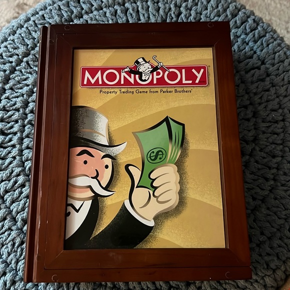 Parker Brothers Monopoly Wooden Box Collection - Picture 1 of 7